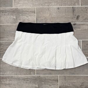 Prince Black and White Tennis Skirt